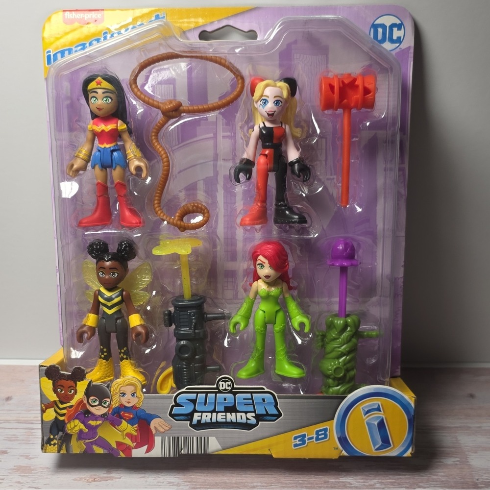 Fisher-Price Imaginext DC Super Friends Rivals Pack HWD49 4 Figures Set